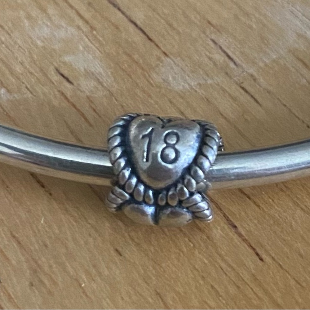 Pandora “18” Charm
